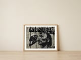 Wanted — framed, leaning against the wall thumbnail