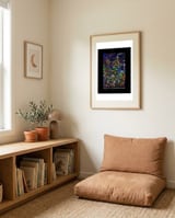 Tunes Of Southern Night framed in a gentle room thumbnail