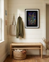 Tunes Of Southern Night framed in a relaxed room thumbnail