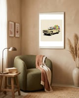Pickup Truck framed in a tender room thumbnail