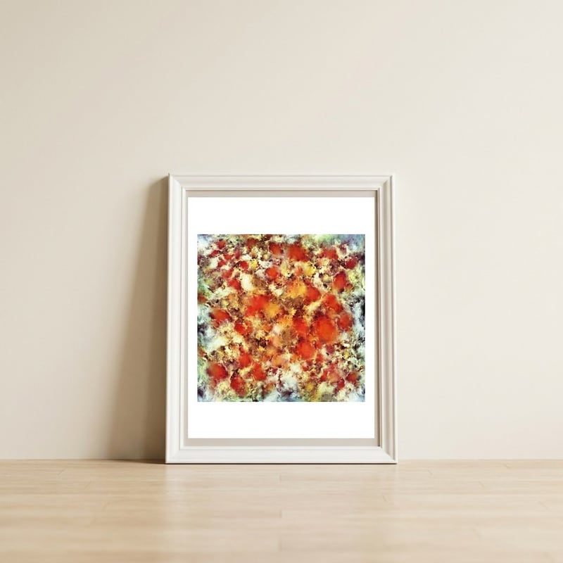 Hot Water — framed, leaning against the wall