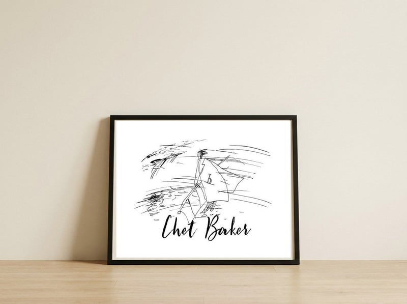 Chet Baker - Strollin' — framed, leaning against the wall