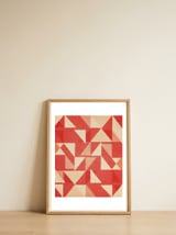 Sailing Under Heavy Heat — framed, leaning against the wall thumbnail