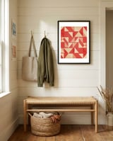 Sailing Under Heavy Heat framed in a relaxed room thumbnail