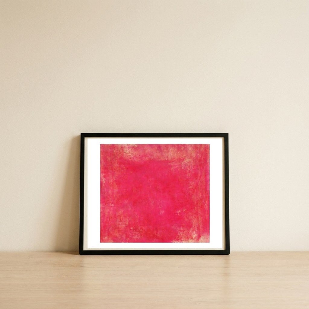 Amaranthus — framed, leaning against the wall