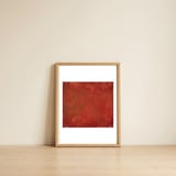 Terracotta — framed, leaning against the wall thumbnail