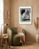 A Little Blue framed in a tender room thumbnail