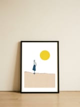 Full Moon — framed, leaning against the wall thumbnail