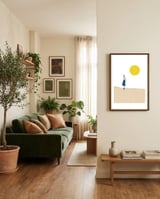 Full Moon framed in a grounding room thumbnail