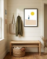 Full Moon framed in a relaxed room thumbnail