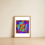 Sequential Steps — framed, leaning against the wall thumbnail