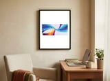 Abstract Art Britto - Qb297 framed in a focused room thumbnail
