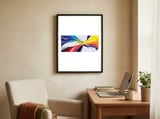 Abstract Art Britto - QB295 framed in a focused room thumbnail
