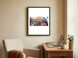 Abstract Art Britto - Qb289 framed in a focused room thumbnail