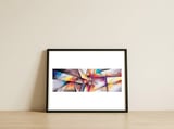 Abstract Art Britto - Qb288 — framed, leaning against the wall thumbnail