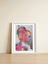 Beautiful Profile Set V2 01 — framed, leaning against the wall thumbnail