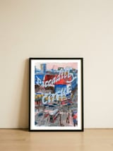 Piccadilly Circus, London — framed, leaning against the wall thumbnail