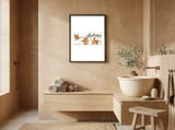 Bored Chickens framed in a serene room thumbnail