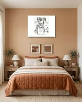 Man From Nantucket framed in a crafted room thumbnail