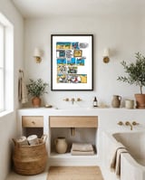 Reindeer in the Sahara framed in a breezy room thumbnail