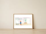 Vicky Licketts & the Little Grey Woodlouse — framed, leaning against the wall thumbnail