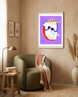 FOOL framed in a tender room thumbnail