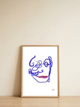 Blank — framed, leaning against the wall thumbnail