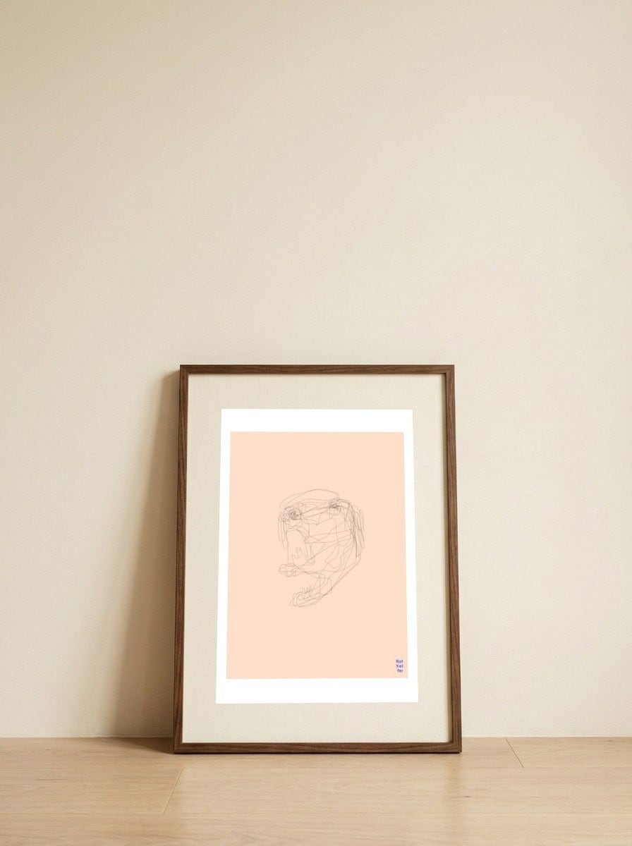 Fool2 — framed, leaning against the wall