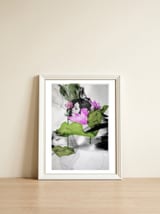 Lotus — framed, leaning against the wall thumbnail