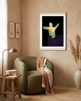 Brazilian Maned Sloth framed in a tender room thumbnail