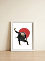 Congolese Bonobo — framed, leaning against the wall thumbnail