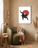 Congolese Bonobo framed in a tender room thumbnail
