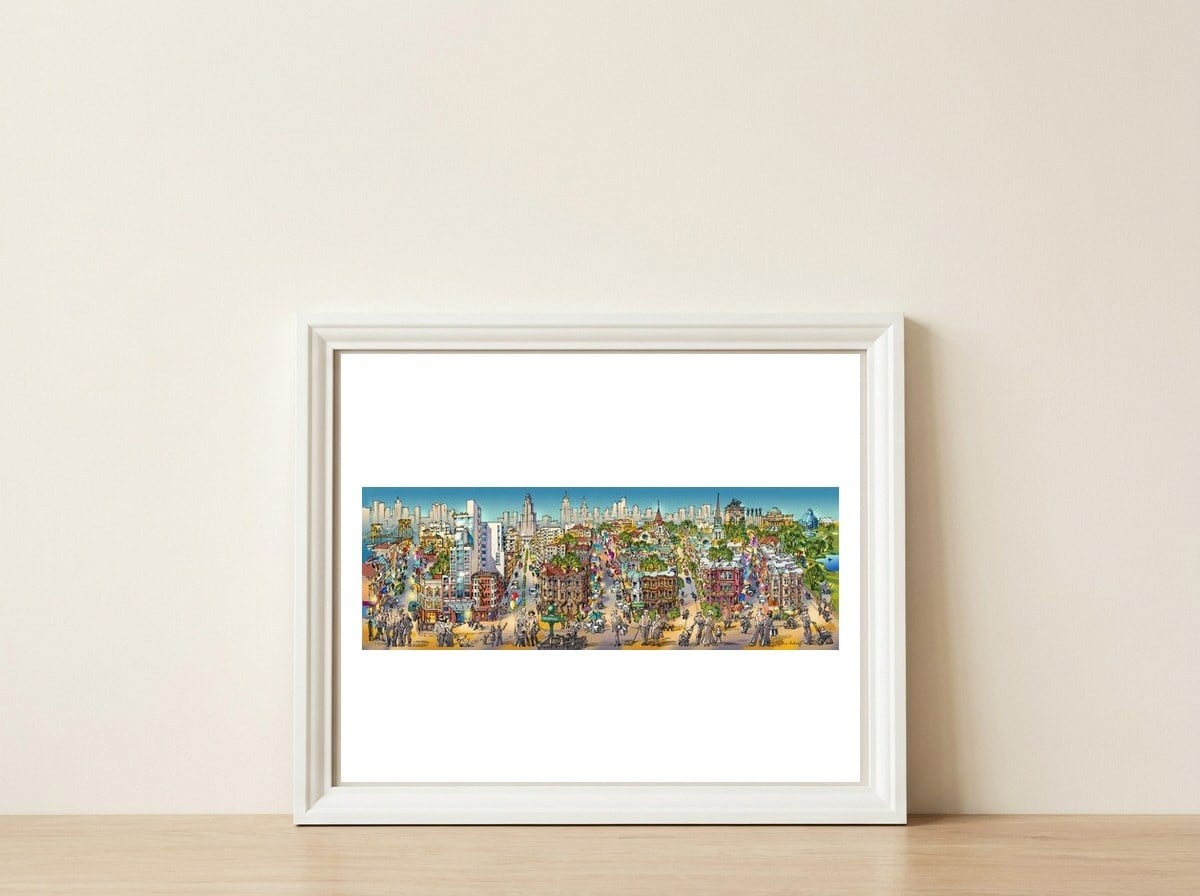 Park Slope Brooklyn — framed, leaning against the wall