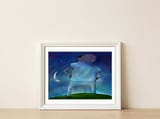 On Top Of His World — framed, leaning against the wall thumbnail