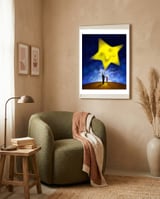 Grandpa's Star framed in a tender room thumbnail