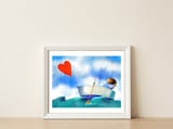 Love Boat — framed, leaning against the wall thumbnail