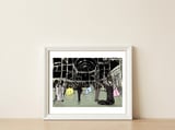 New Years Eve London 1884  — framed, leaning against the wall thumbnail