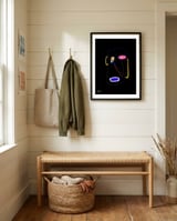 Electric framed in a relaxed room thumbnail