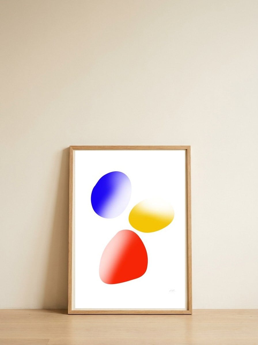 Safe — framed, leaning against the wall