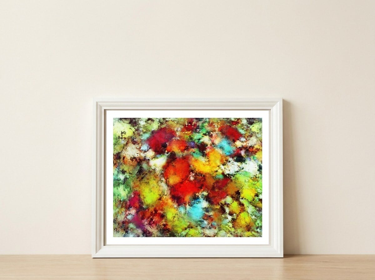 Expansion — framed, leaning against the wall