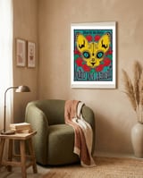 Boris Sugar Skull framed in a tender room thumbnail