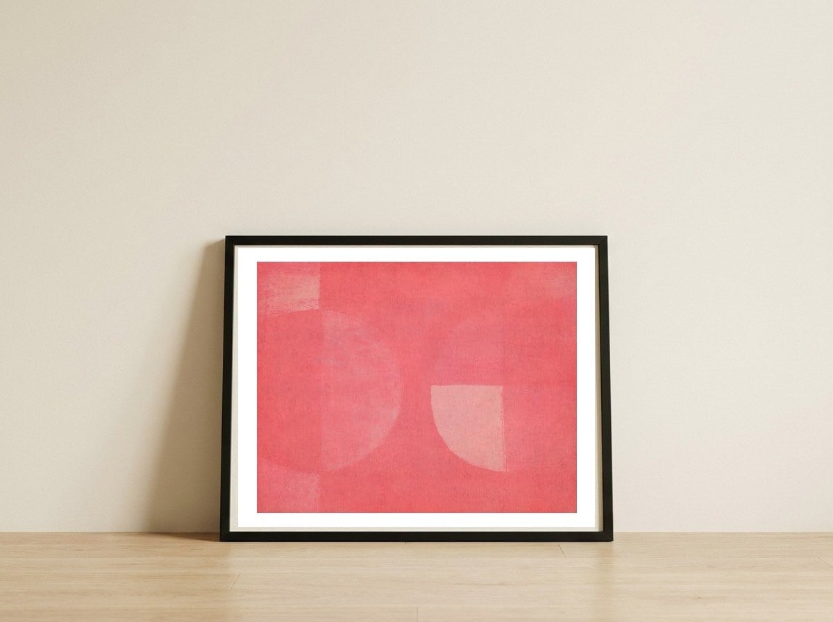 Complement — framed, leaning against the wall