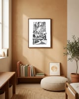 Abstract Angel Of A Dreams framed in a gentle room thumbnail