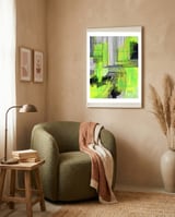 Green Mystery framed in a tender room thumbnail