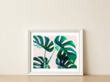 Wild Leaves — framed, leaning against the wall thumbnail
