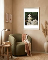Stone stack 1 framed in a tender room thumbnail