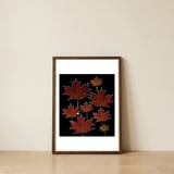 Autumn leaves (2) — framed, leaning against the wall thumbnail