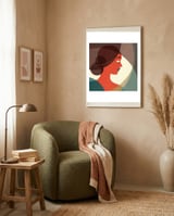 Venn Deco (Ruby) framed in a tender room thumbnail