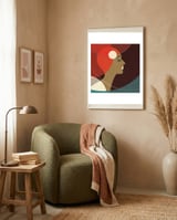Venn Deco (Gold) framed in a tender room thumbnail