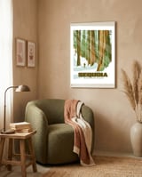 Sequoia National Park Poster framed in a tender room thumbnail